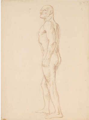 Маркова Валентина Петровна. Обнаженный (двухсторонняя работа)